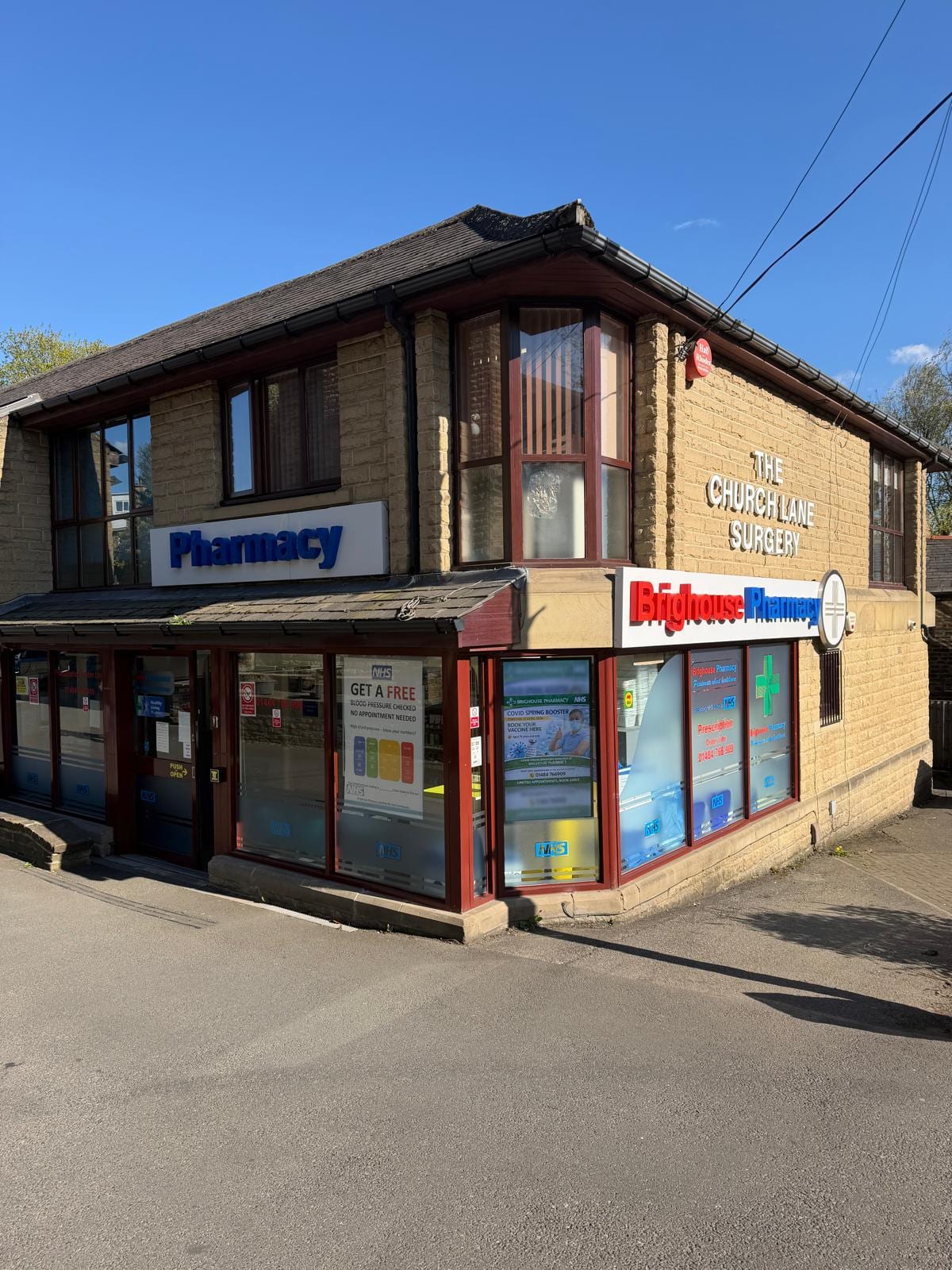 Brighouse Pharmacy premises on Church Lane
